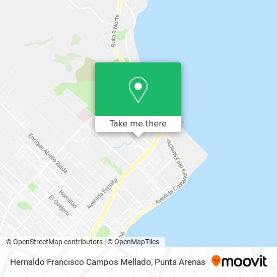 Hernaldo Francisco Campos Mellado map
