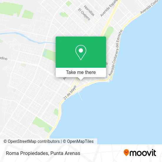 Roma Propiedades map