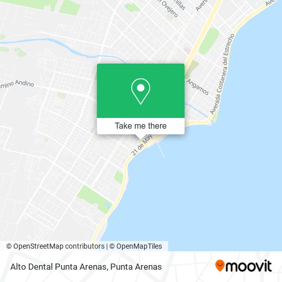 Alto Dental Punta Arenas map