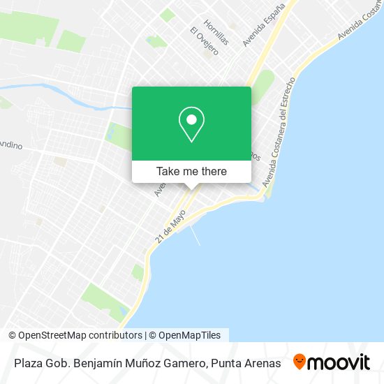 Plaza Gob. Benjamín Muñoz Gamero map