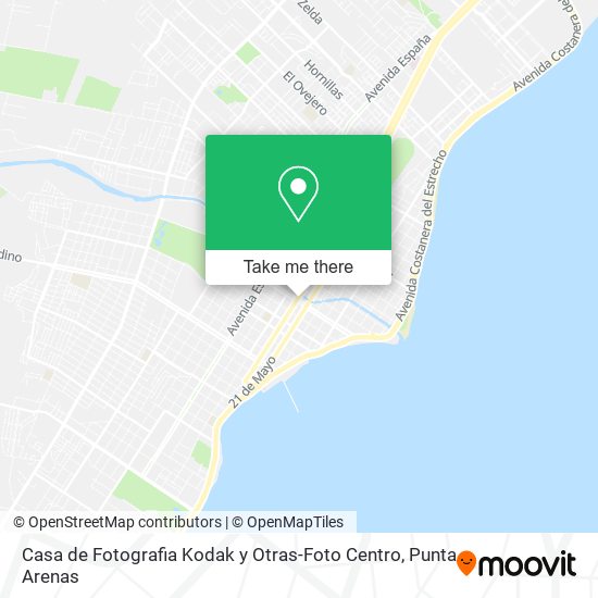 Mapa de Casa de Fotografia Kodak y Otras-Foto Centro