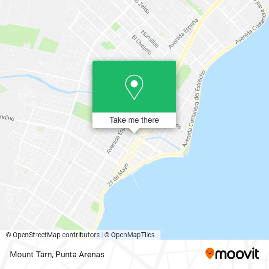 Mapa de Mount Tarn