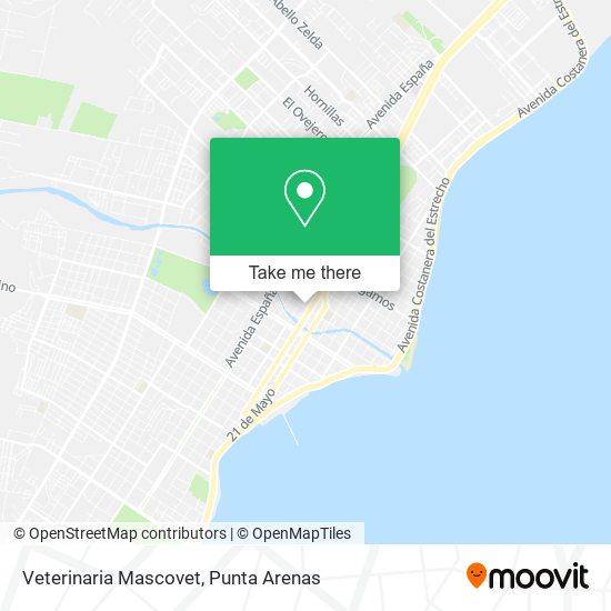 Veterinaria Mascovet map