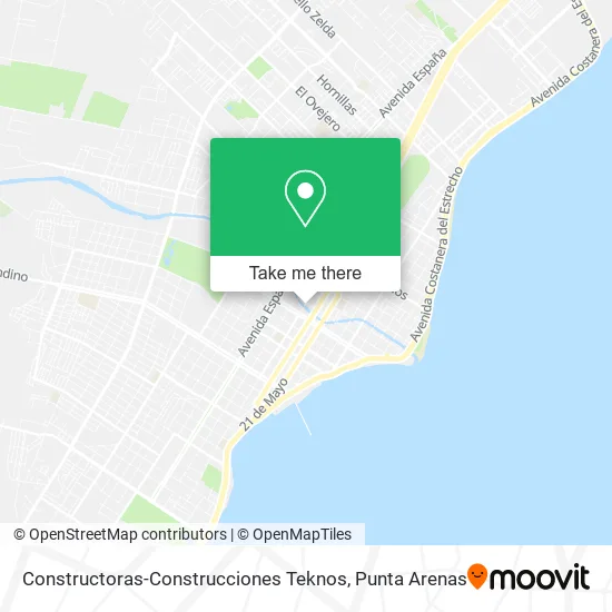 Constructoras-Construcciones Teknos map