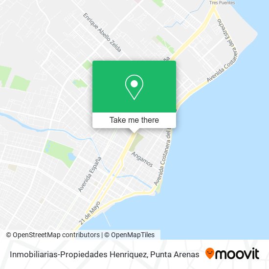 Mapa de Inmobiliarias-Propiedades Henriquez