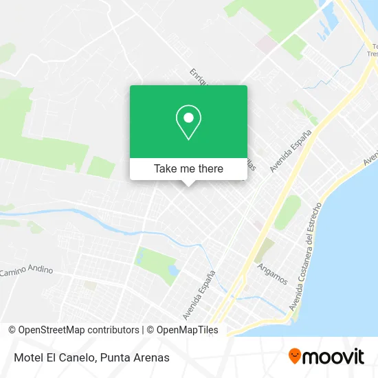 Motel El Canelo map