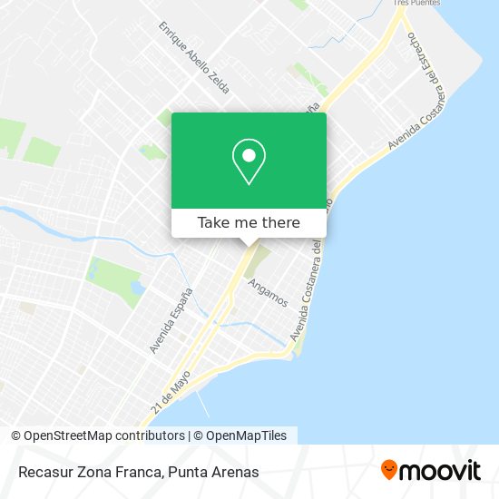 Mapa de Recasur Zona Franca