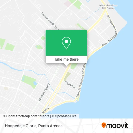 Hospedaje Gloria map