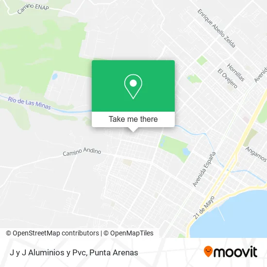 J y J Aluminios y Pvc map