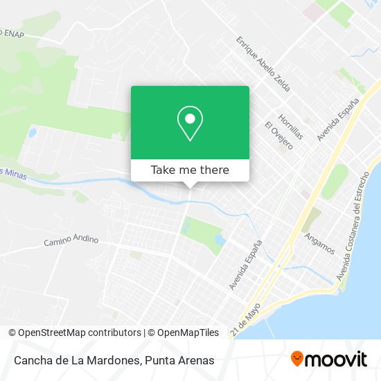 Cancha de La Mardones map