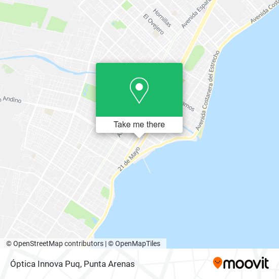 Óptica Innova Puq map