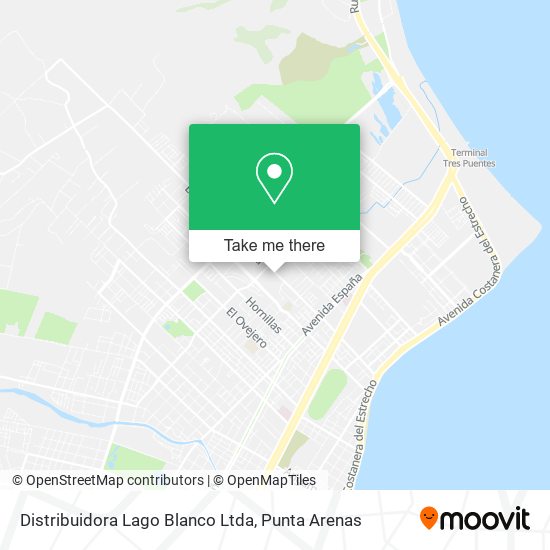 Distribuidora Lago Blanco Ltda map