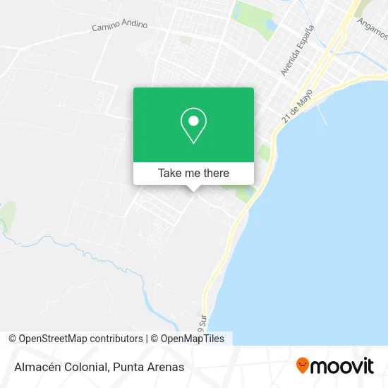 Almacén Colonial map