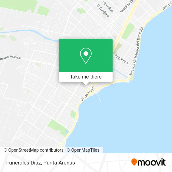 Funerales Díaz map