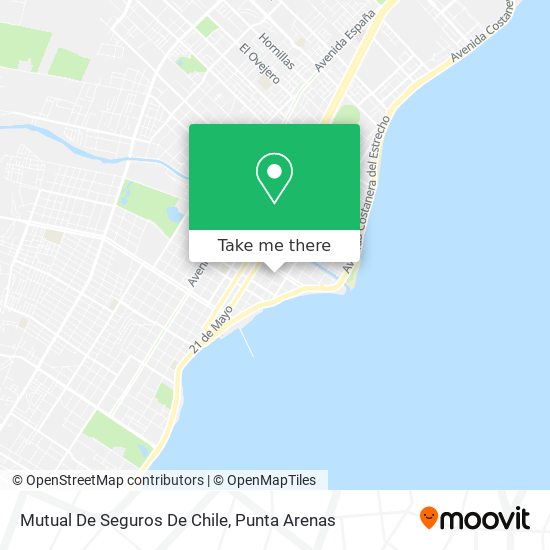 Mutual De Seguros De Chile map