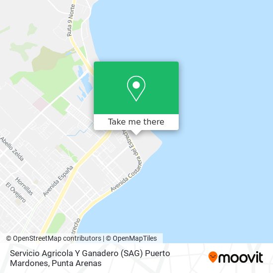 Servicio Agricola Y Ganadero (SAG) Puerto Mardones map