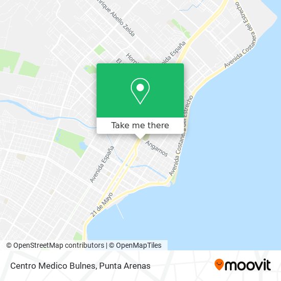 Centro Medico Bulnes map