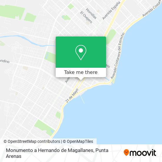 Monumento a Hernando de Magallanes map