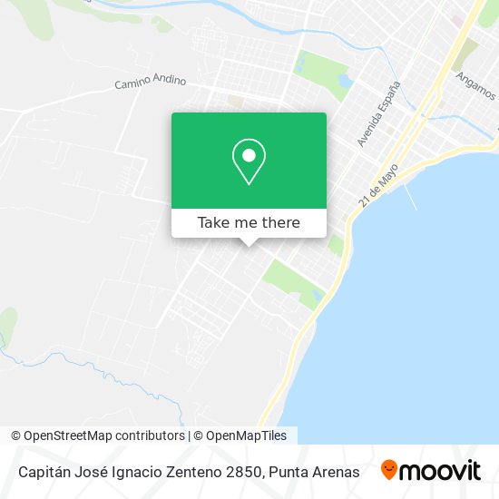 Capitán José Ignacio Zenteno 2850 map