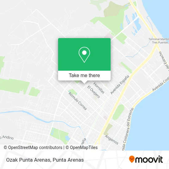 Ozak Punta Arenas map