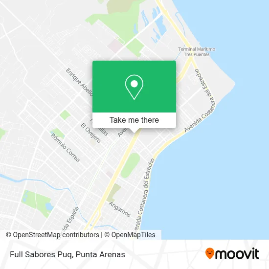 Full Sabores Puq map