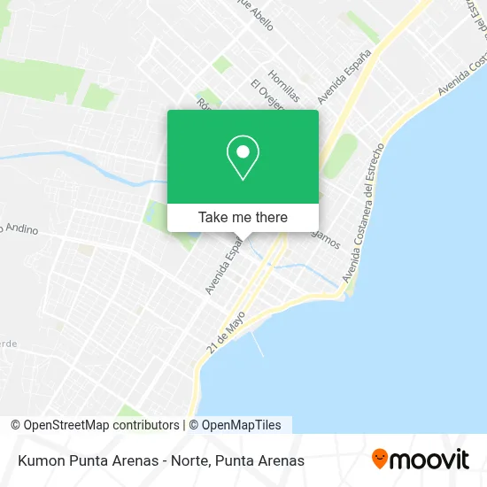 Kumon Punta Arenas - Norte map
