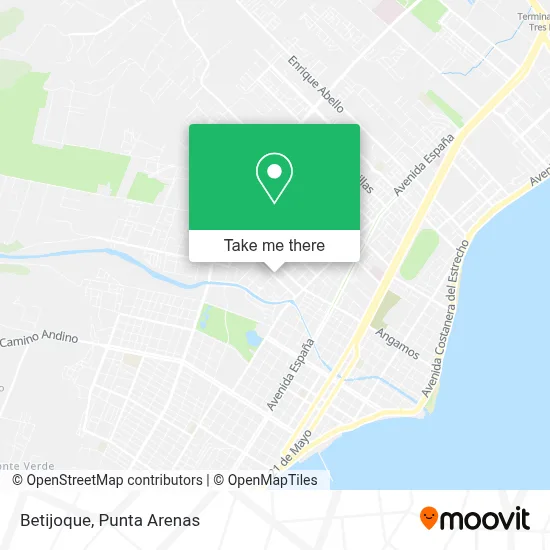 Betijoque map