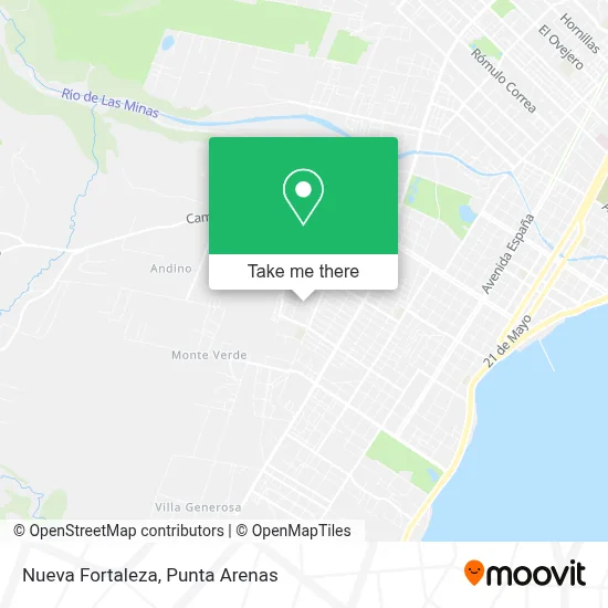 Nueva Fortaleza map