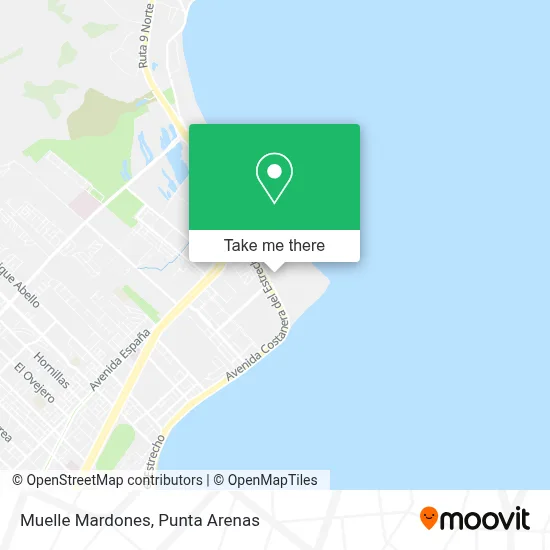 Muelle Mardones map