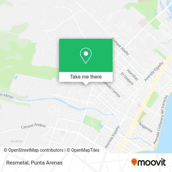 Resmetal map