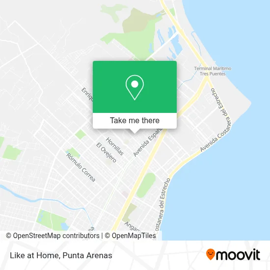 Como En Casa map