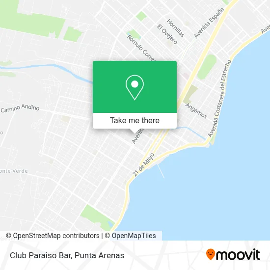 Club Paraiso Bar map