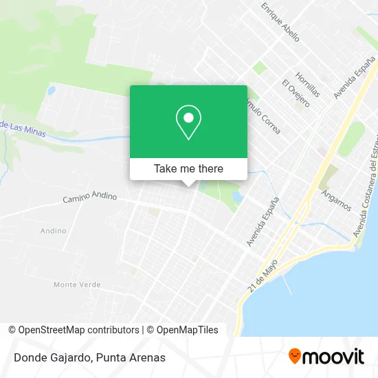 Donde Gajardo map