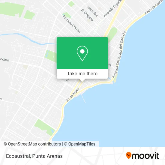 Ecoaustral map