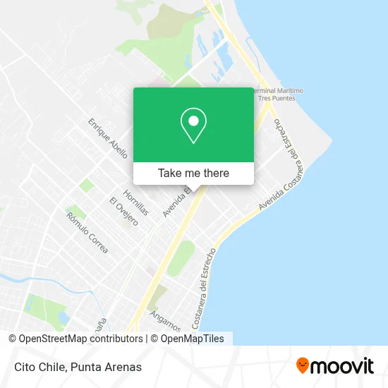 Cito Chile map