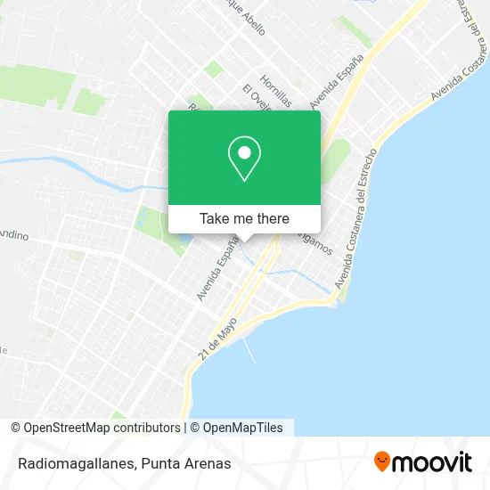 Radiomagallanes map