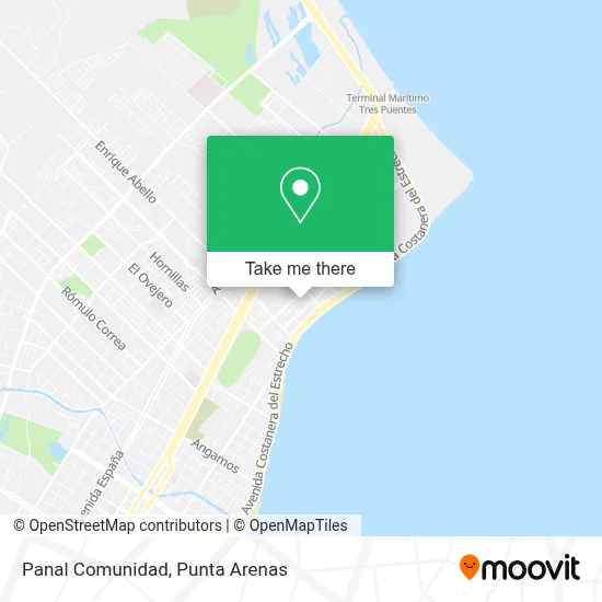 Panal Comunidad map