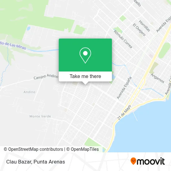 Clau Bazar map