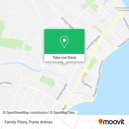 Family Pizza map