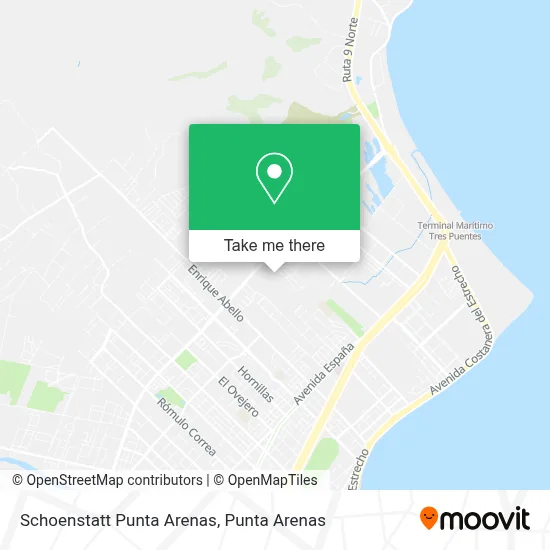 Schoenstatt Punta Arenas map