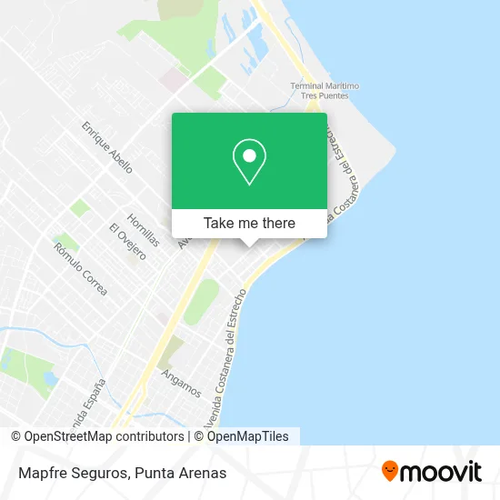 Mapfre Seguros map