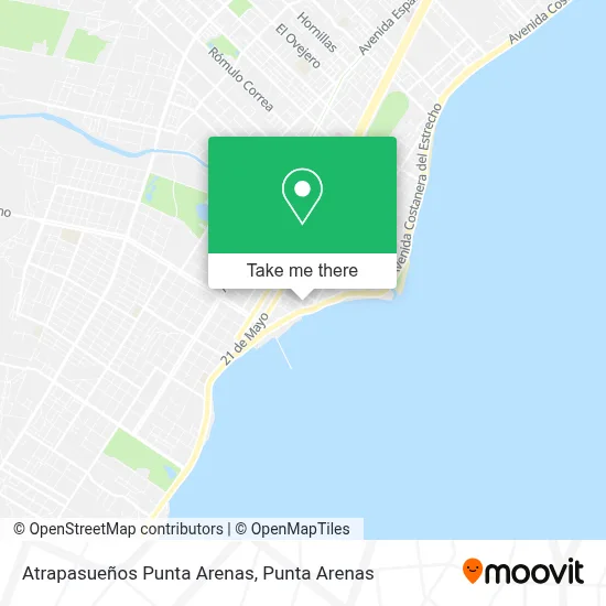 Atrapasueños Punta Arenas map
