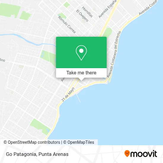 Go Patagonia map