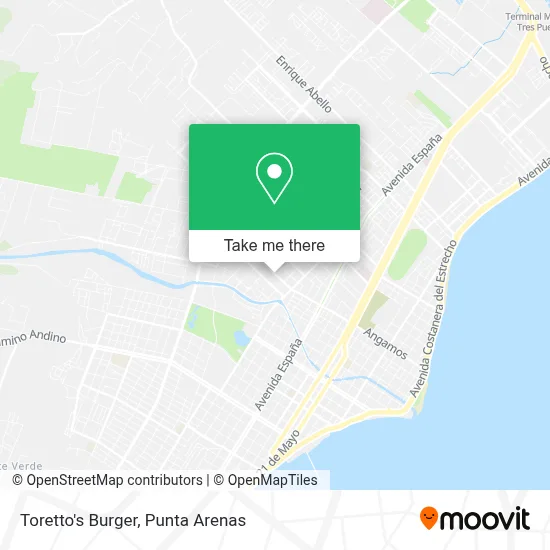 Toretto's Burger map