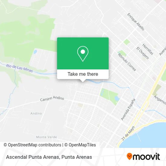 Ascendal Punta Arenas map