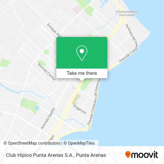 Club Hipico Punta Arenas S.A. map