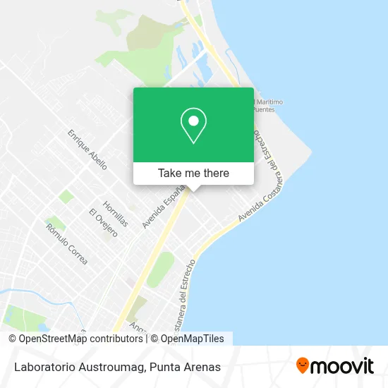 Laboratorio Austroumag map