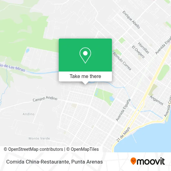 Comida China-Restaurante map
