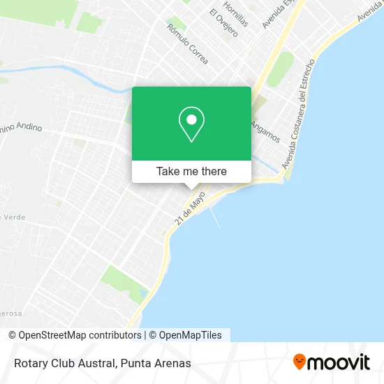 Rotary Club Austral map