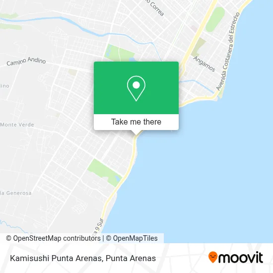 Kamisushi Punta Arenas map